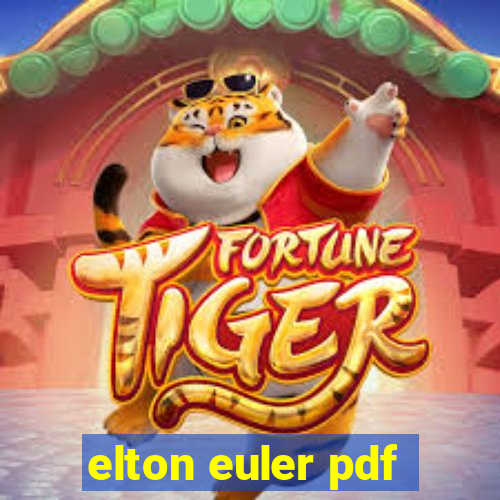 elton euler pdf